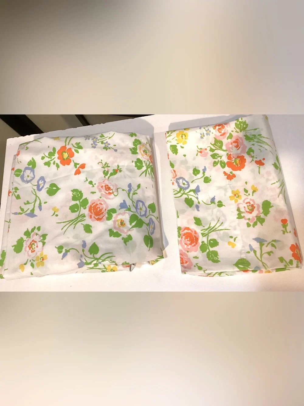 Springmaid Wondercale Twin fitted sheet + pillow case no iron Percale.